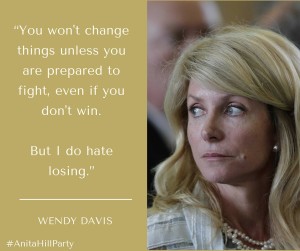 Wendy Davis w hashtag